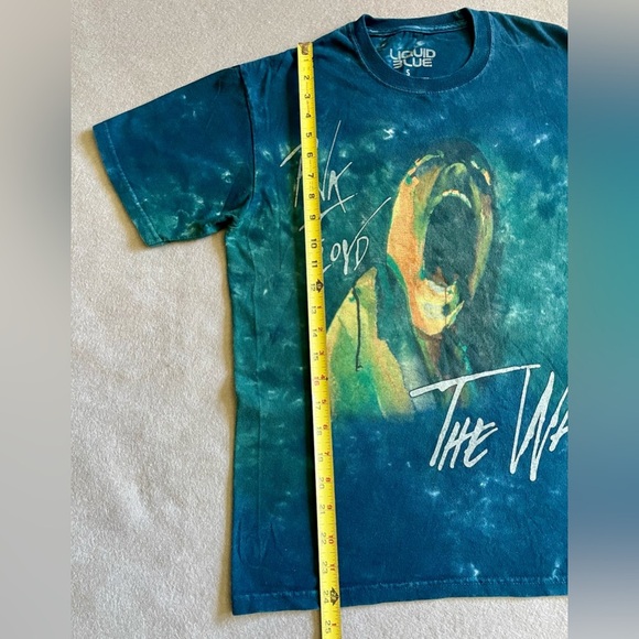 Pink Floyd The Wall T-Shirt Liquid Blue Men’s Small Tie Dye 100% Cotton Rock - Picture 4 of 6
